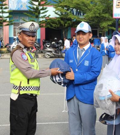 UPACARA BENDERA BERSAMA SATLANTAS POLRES KERINCI