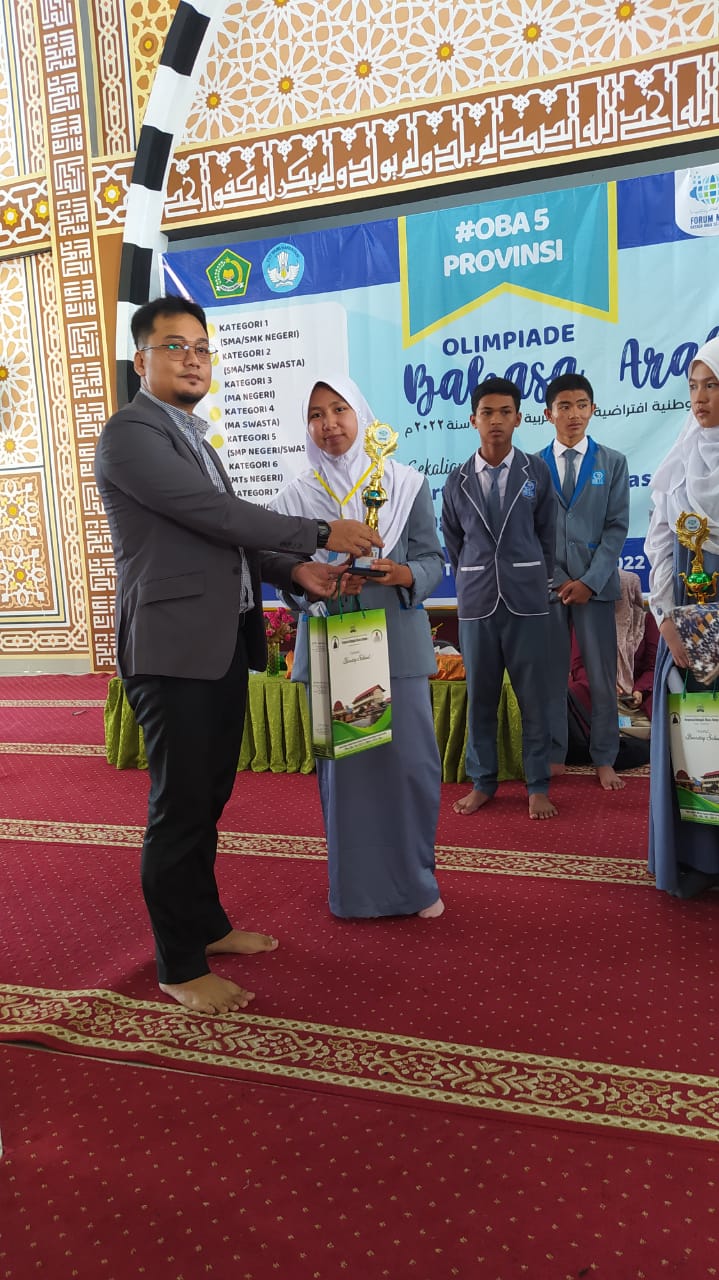 JUARA 1 OLIMPIADE BAHASA ARAB TK. PROVINSI JAMBI