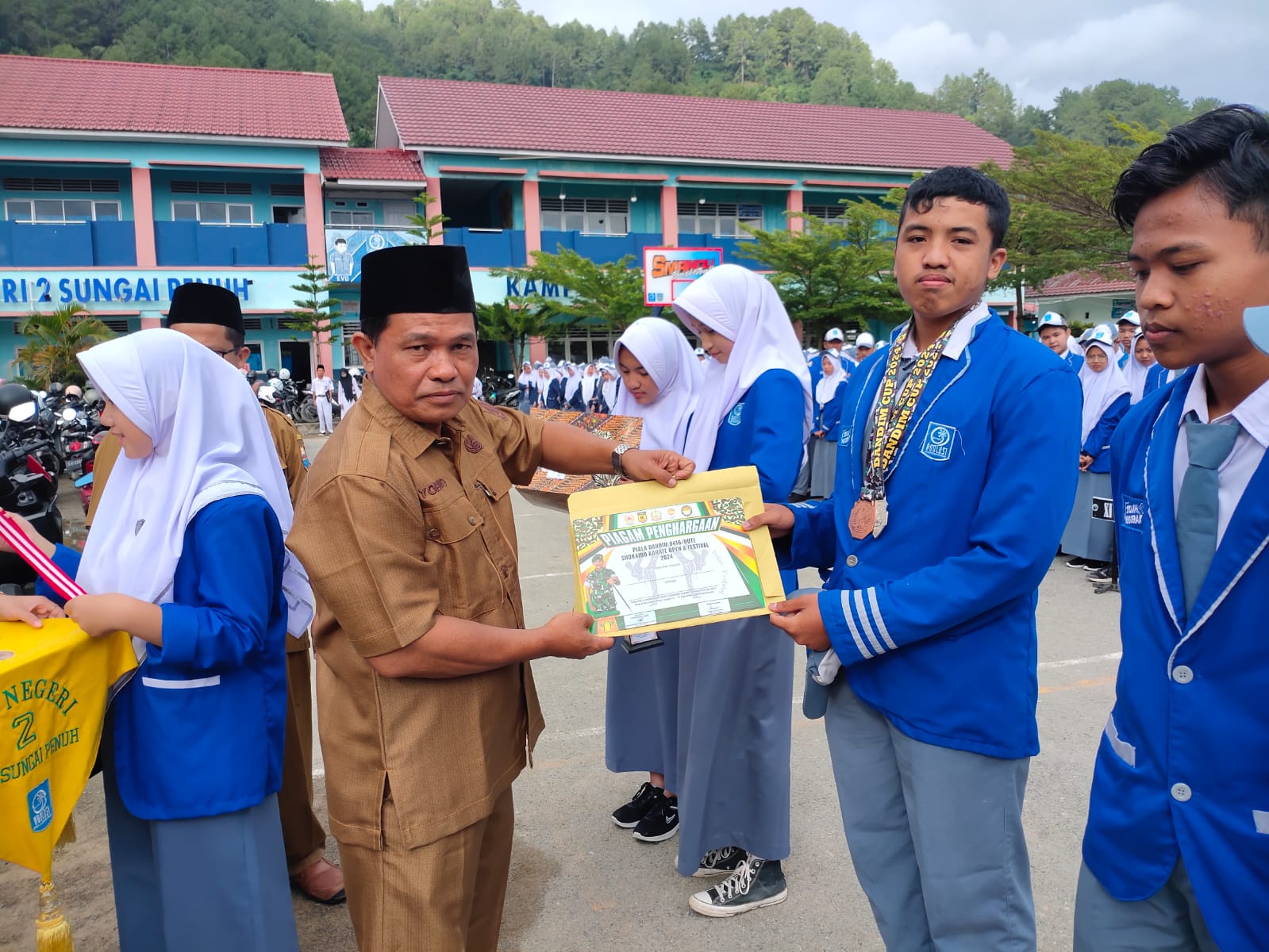 Medali Perak Piala Dandim 0461/BUTE Shokaido Karate Open & Festival 2024