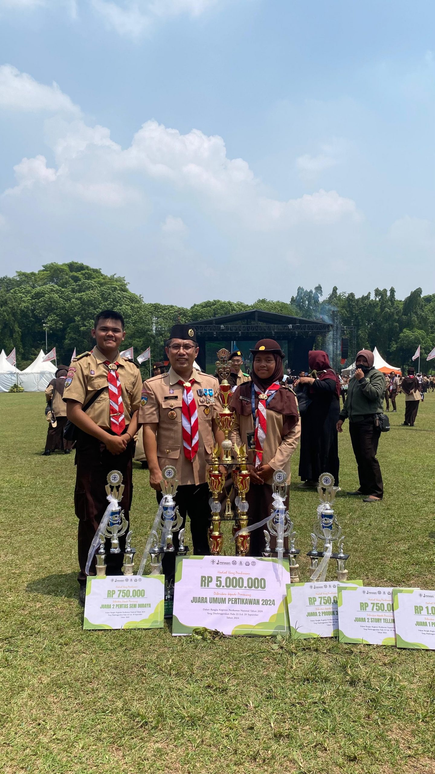 KONTINGEN DAERAH JAMBI JUARA UMUM II PERTIKAWAN NASIONAL II TAHUN 2024